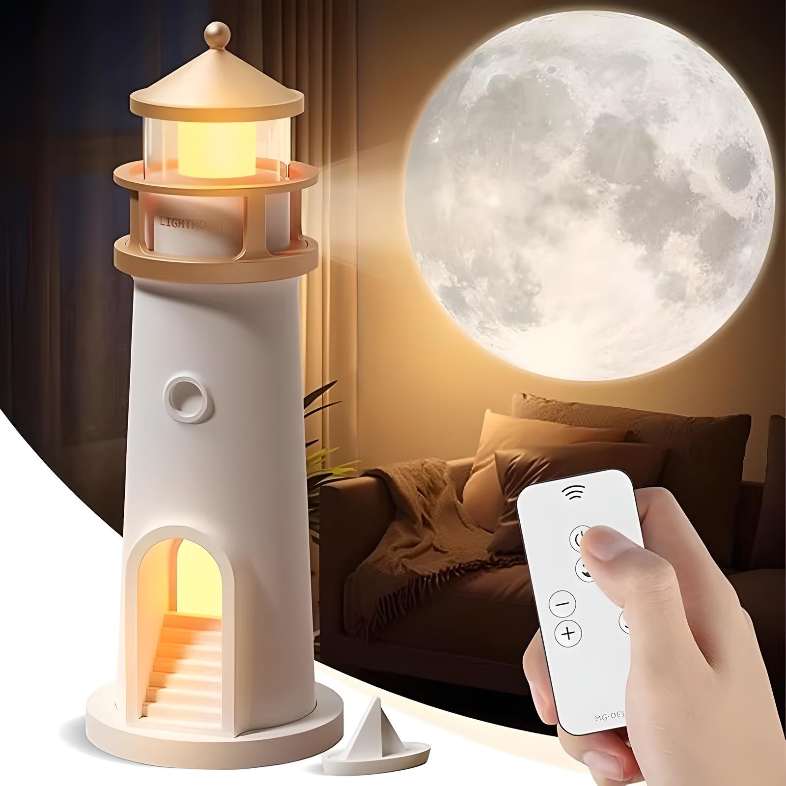 360° Leuchtturmlicht – Schlafen wie an der Küste