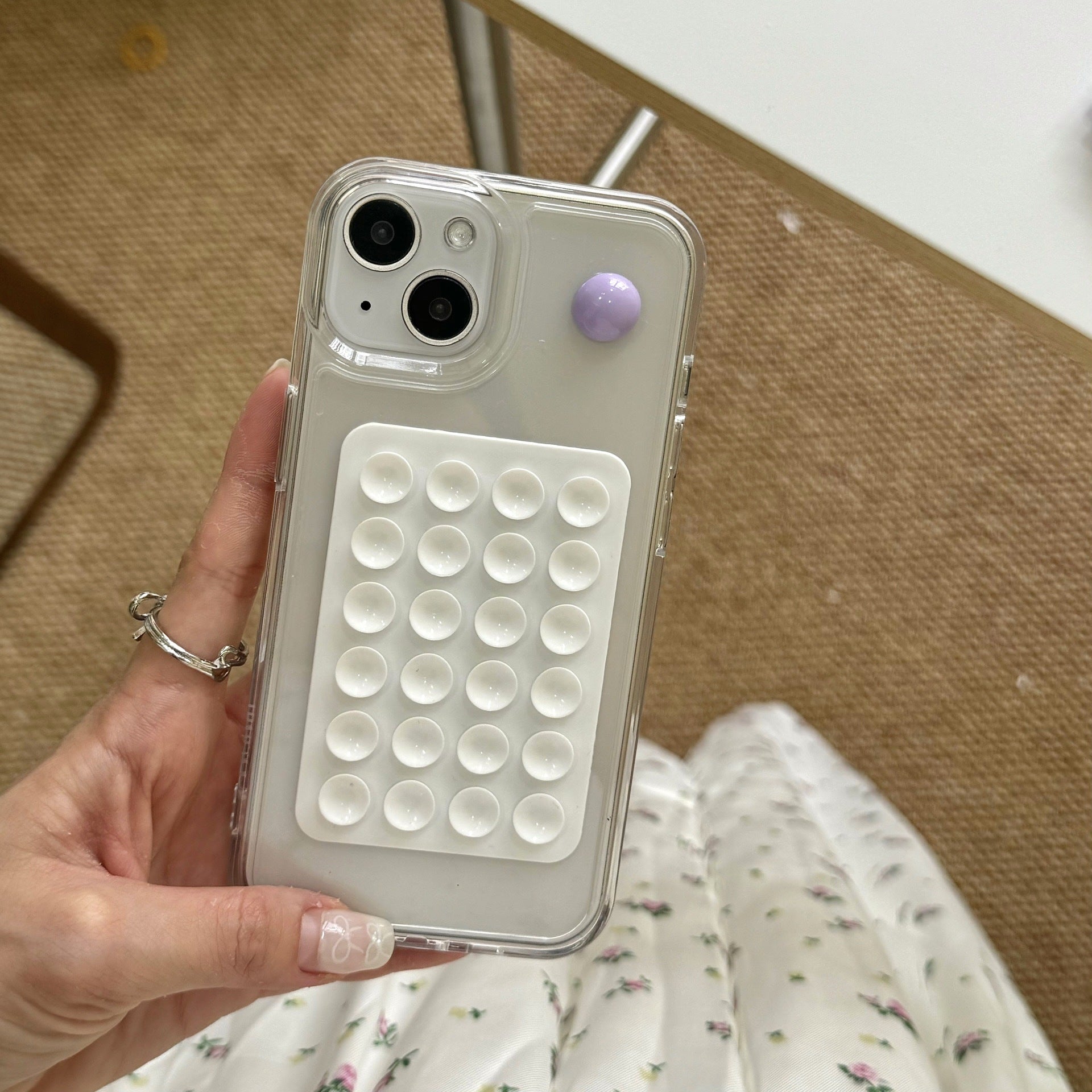 Minimalist Creative Stereo Sucker Phone Case
