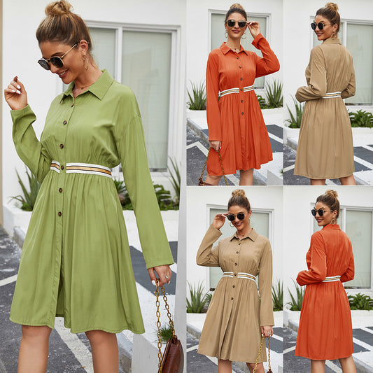 Sommerkleid Damen Freizeitkleid Leicht Luftig Bequem