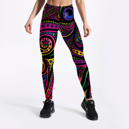 Gemusterte Damen-Leggings