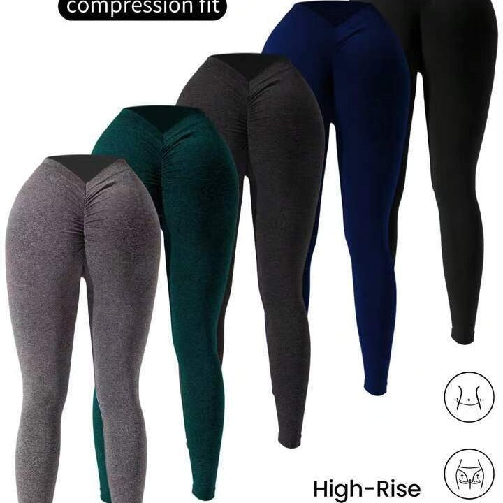 V-Waist Laufleggings mit Po-Lift
