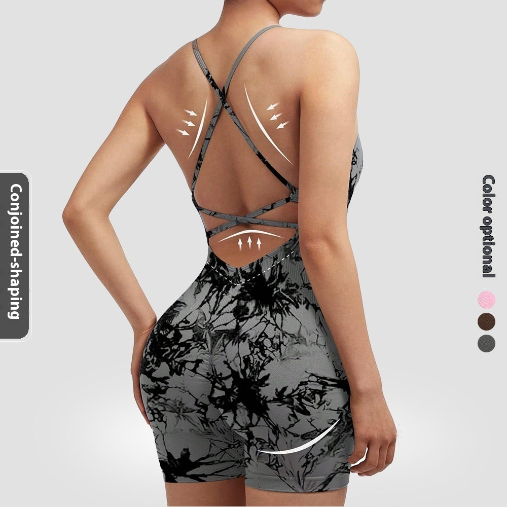 One-Piece Fitness-Jumpsuit