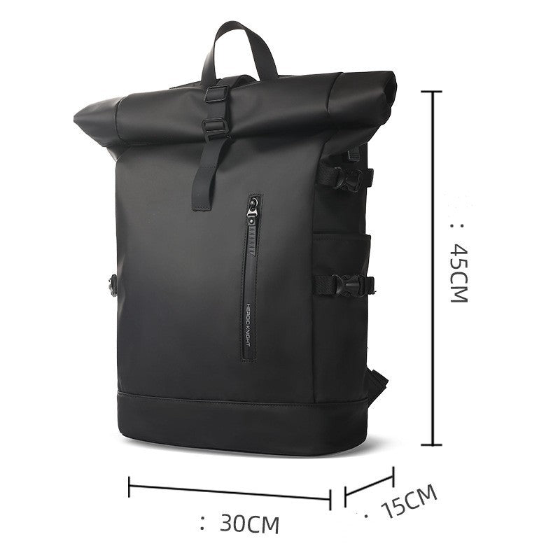 Rolltop-Rucksack mit Laptopfach